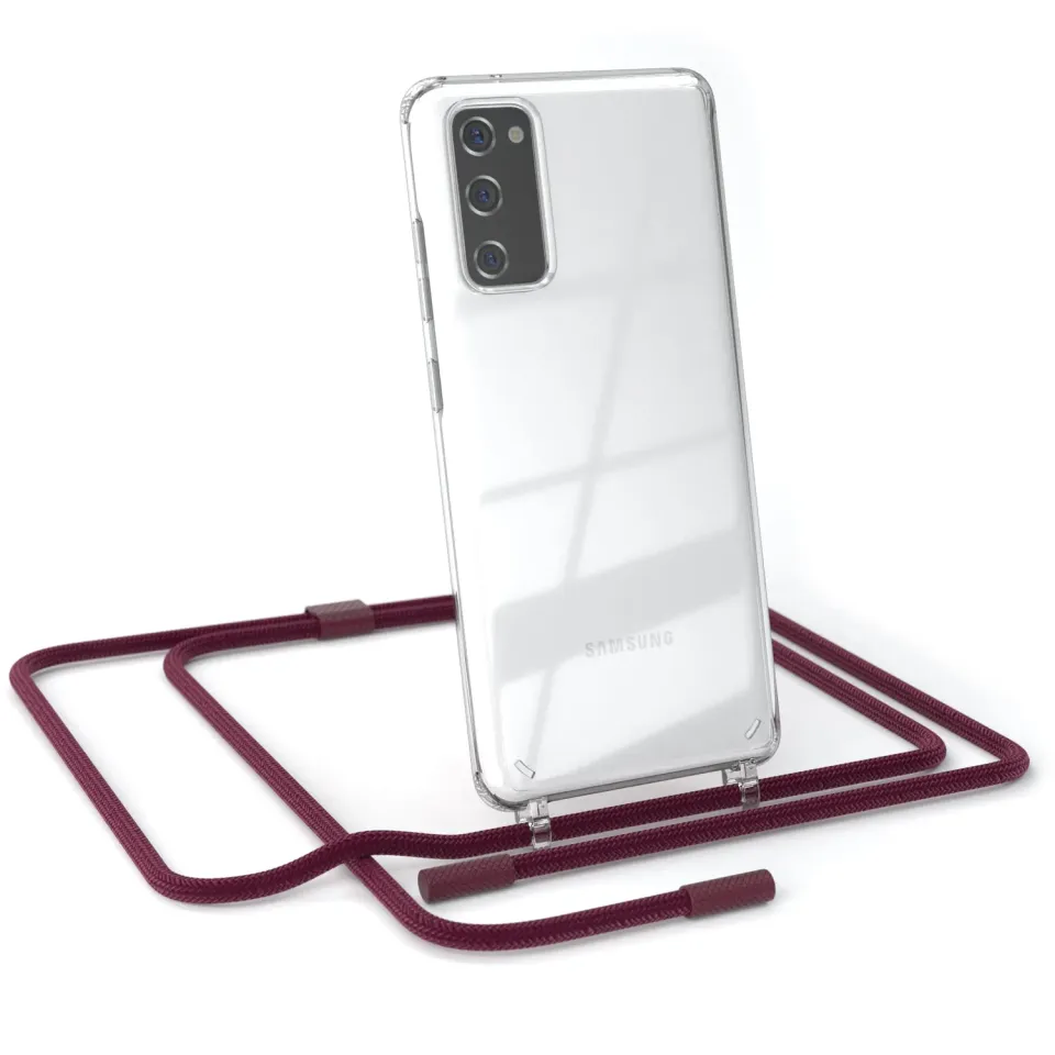 EAZY CASE Rope Samsung Galaxy S20 FE Handykette Beere abnehmbar