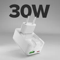 SBS Flexy Wall Charger 30W Ladegerät klappbar