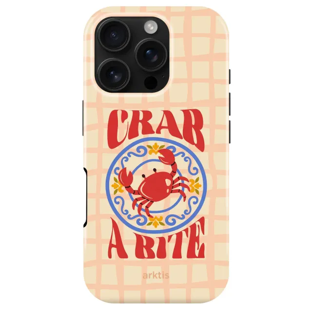 arktis Crab iPhone 16 Pro Hülle MagSafe Print