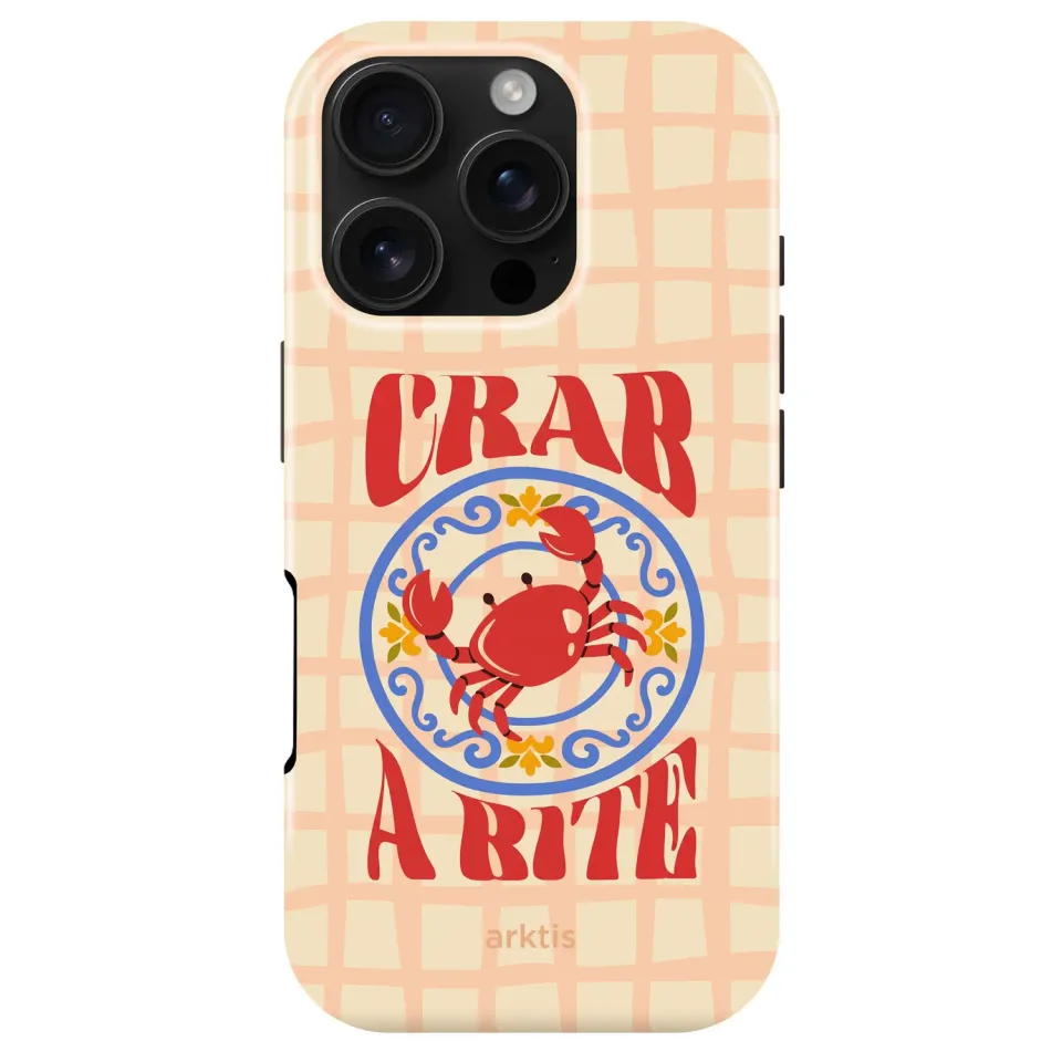 arktis Crab iPhone 16 Pro Hülle MagSafe Print