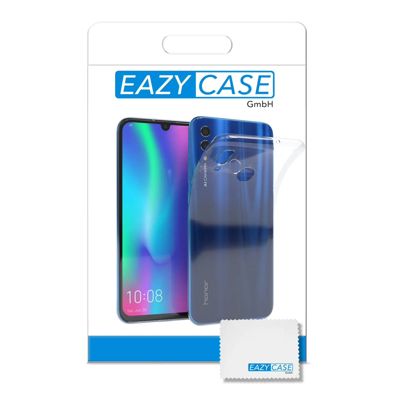 EAZY CASE Honor 10 Lite Handyhülle transparent ultradünn