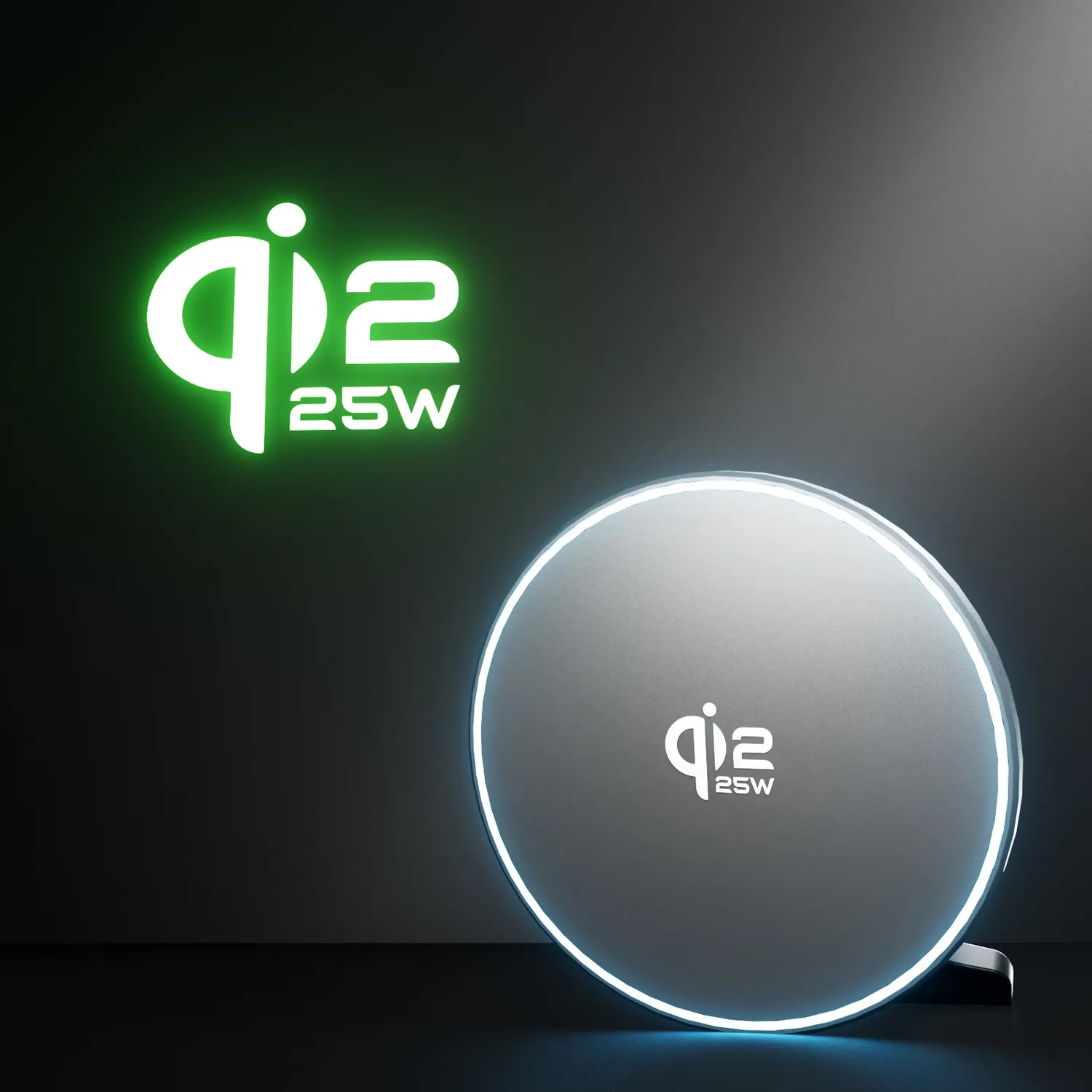SBS 25W Qi2.2 Magnet Auto-Halterung Lüftung mit LED