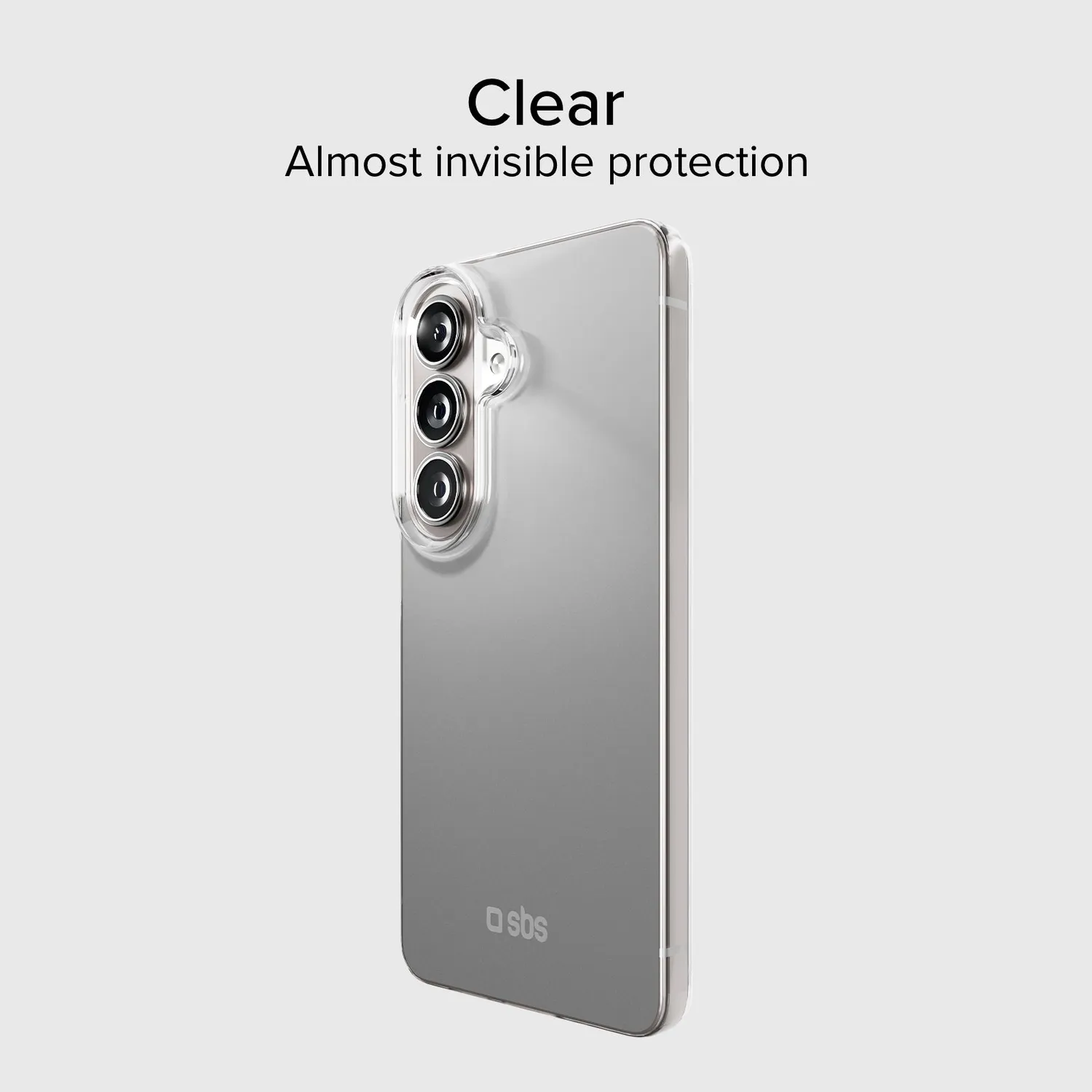 SBS Skinny Samsung S26+ Hülle transparent dünn