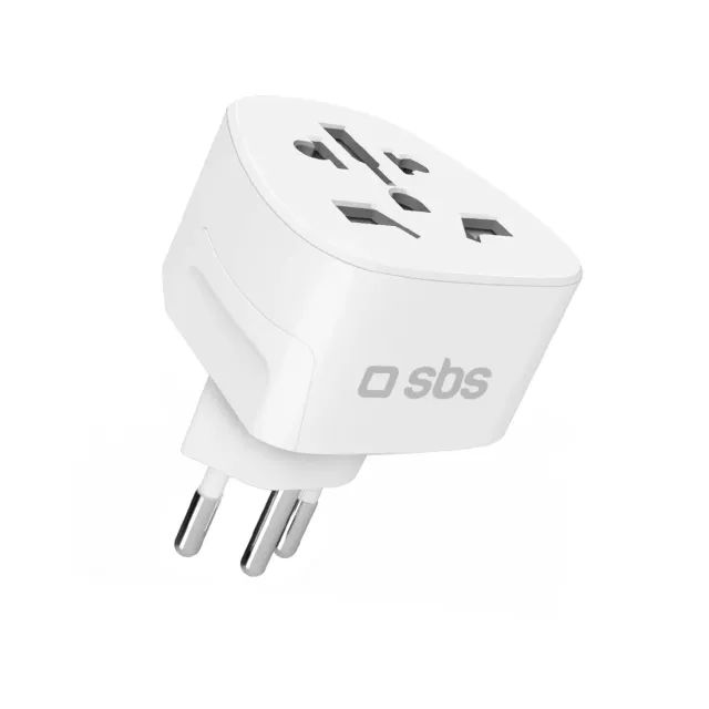 SBS Reiseadapter Typ J Schweiz Universal 2500W kompakt
