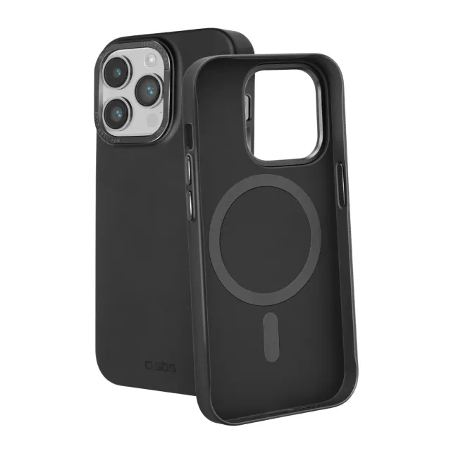SBS Mag Tech iPhone 14 Pro Hülle Schwarz MagSafe