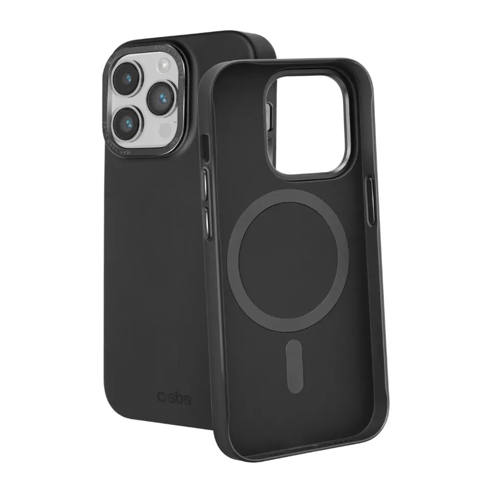 SBS Mag Tech iPhone 14 Pro Hülle Schwarz MagSafe