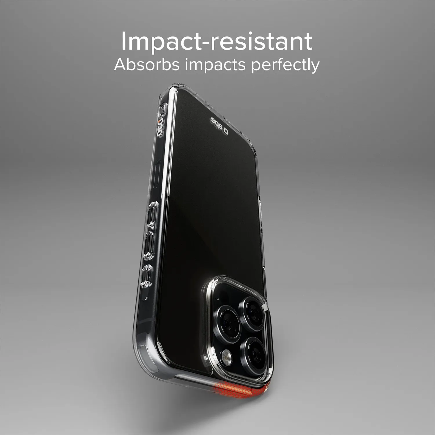 SBS D3O iPhone 16 Pro Max Hülle transparent