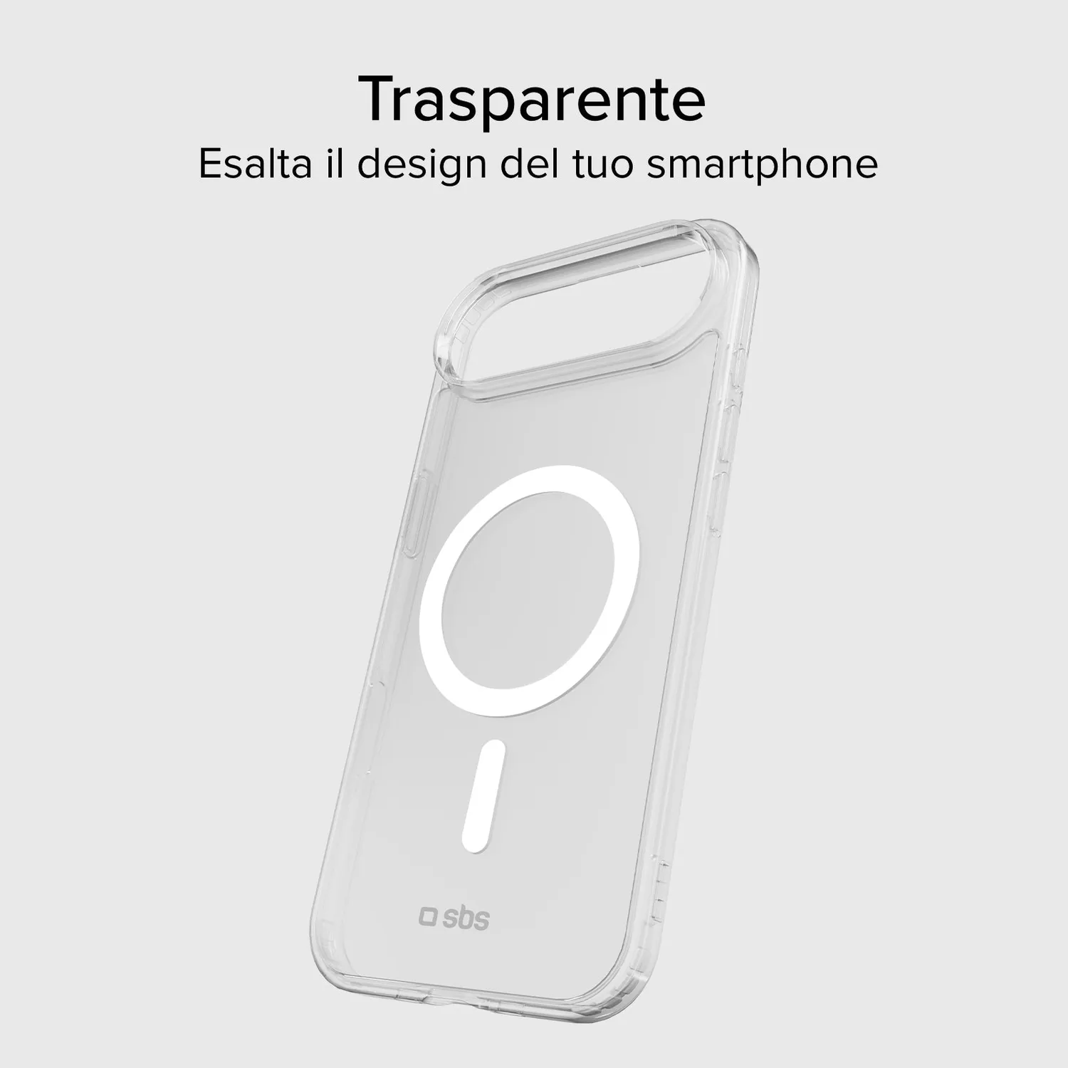 SBS iPhone Air Handyhülle Transparent MagSafe TPU+PC