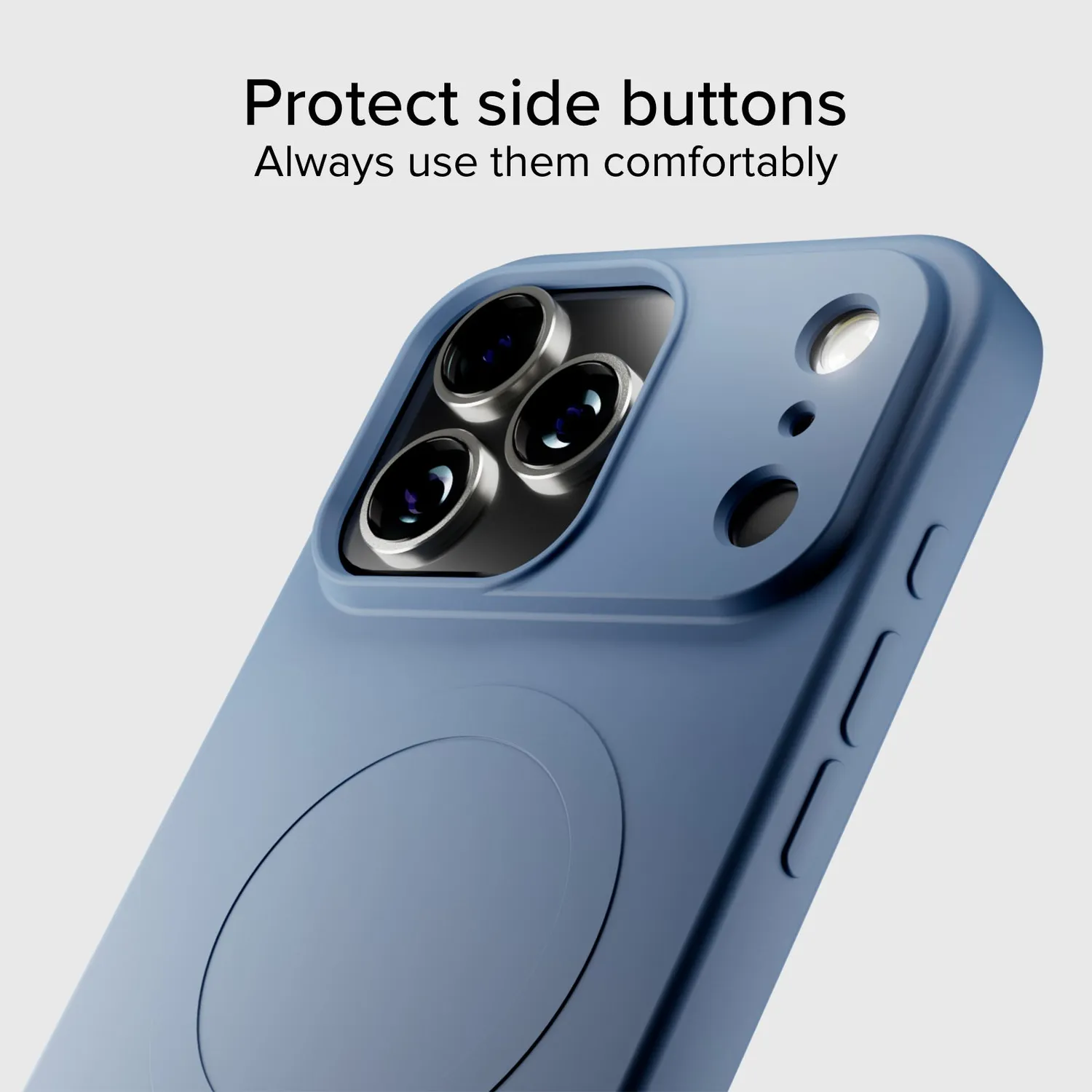 SBS Instinct Mag Hülle iPhone 17 Pro Max Blau TPU
