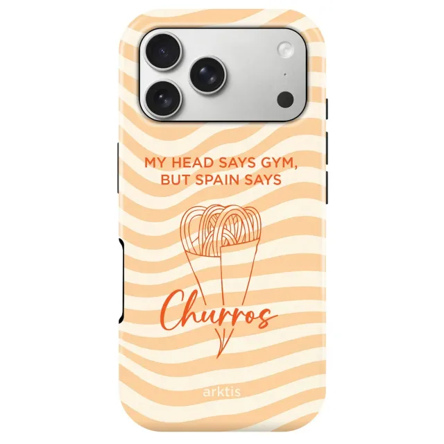 arktis Churros iPhone 17 Pro Hülle MagSafe mit Print