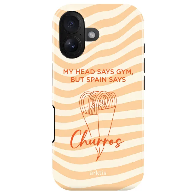 arktis iPhone 16 Hülle Churros Case MagSafe Print