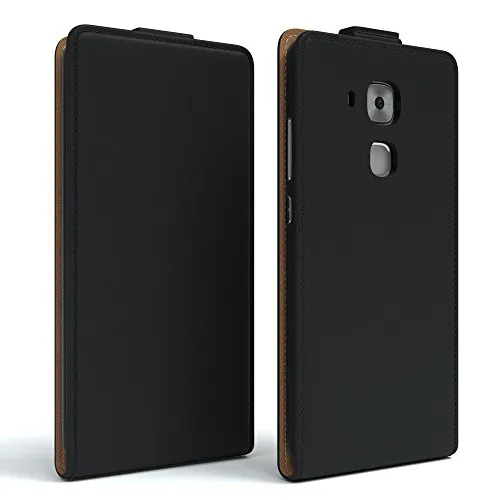 EAZY CASE Huawei Nova Plus Flipcover Schwarz Kunstleder