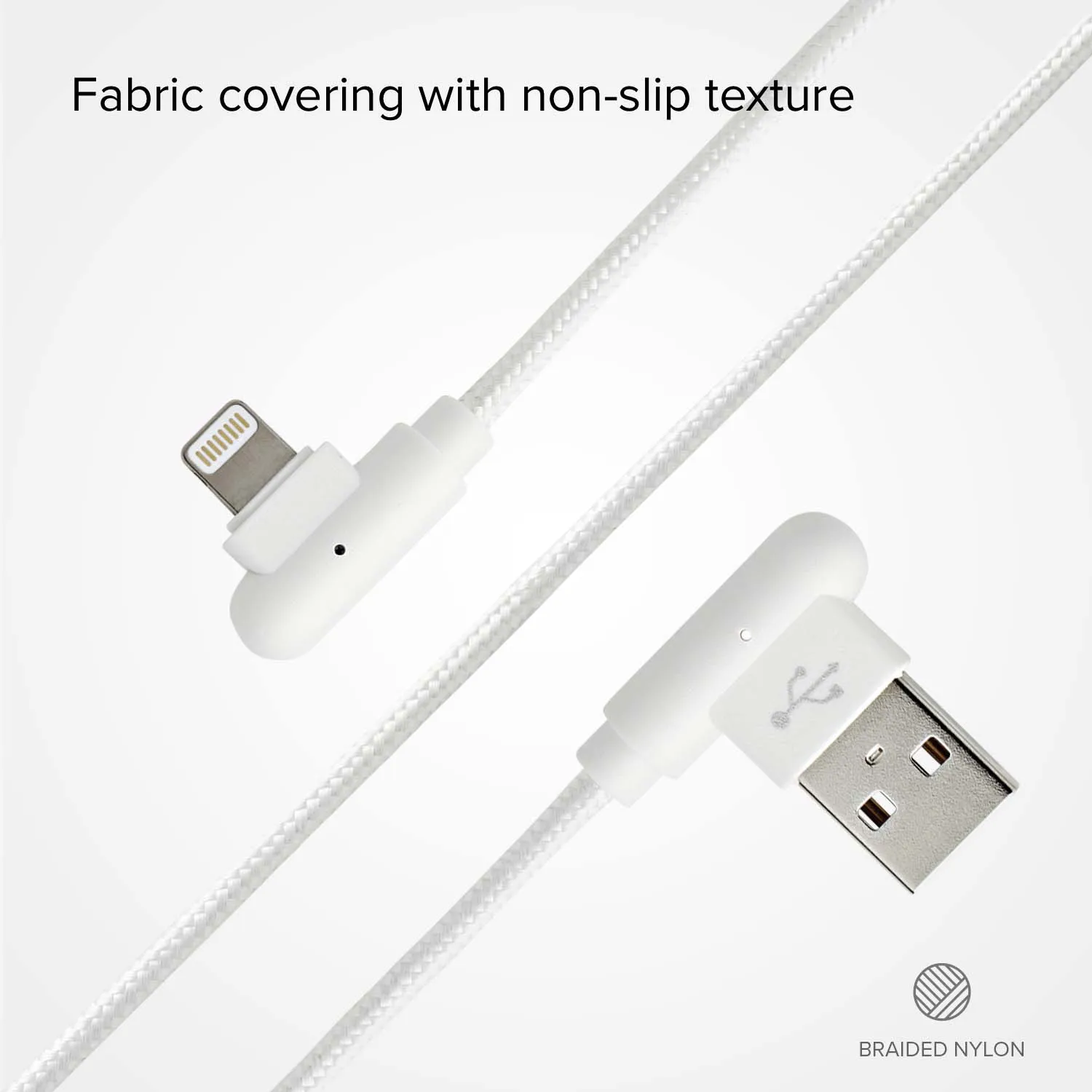 SBS Lightning Ladekabel 90° Winkel 1m Laden Daten