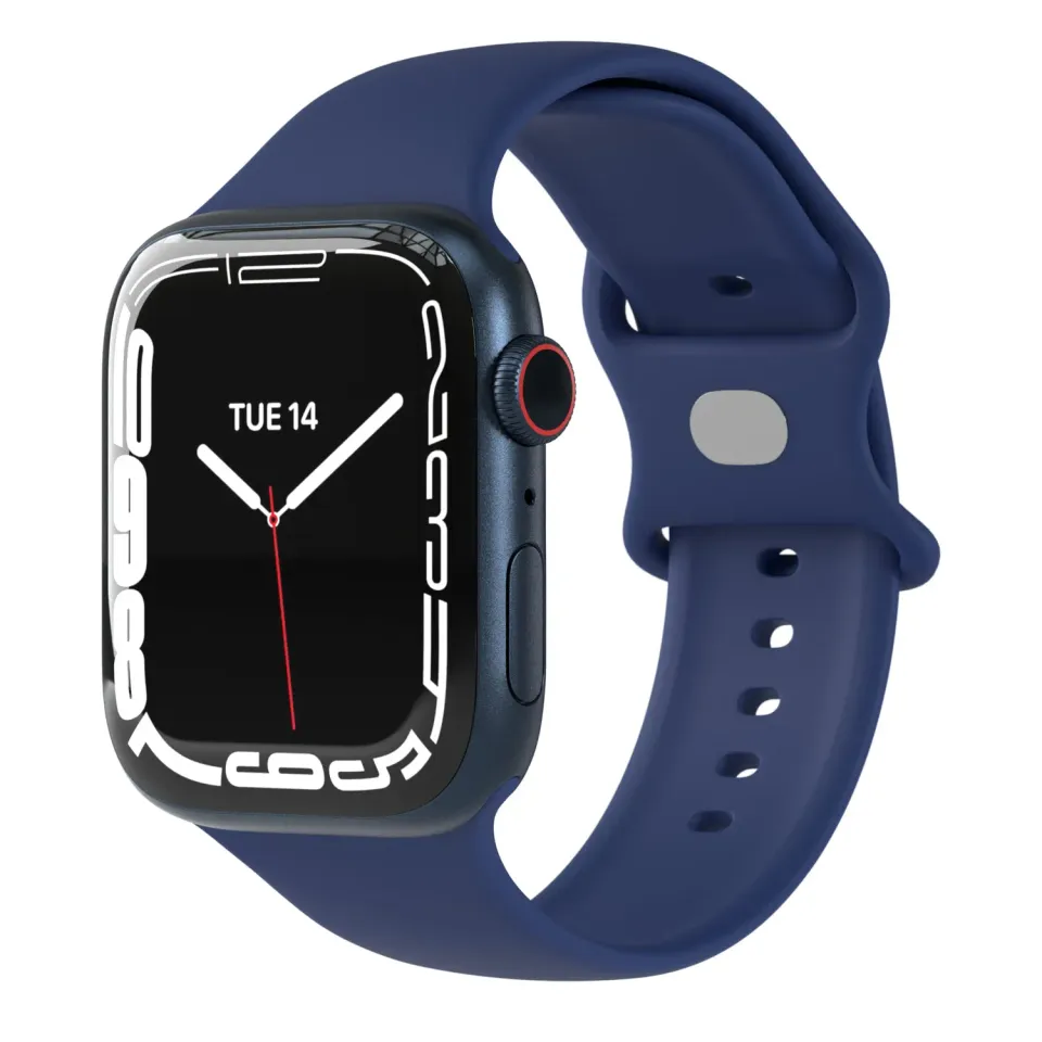 EAZY CASE Sport Armband Silikon für Apple Watch Blau 38/40/41