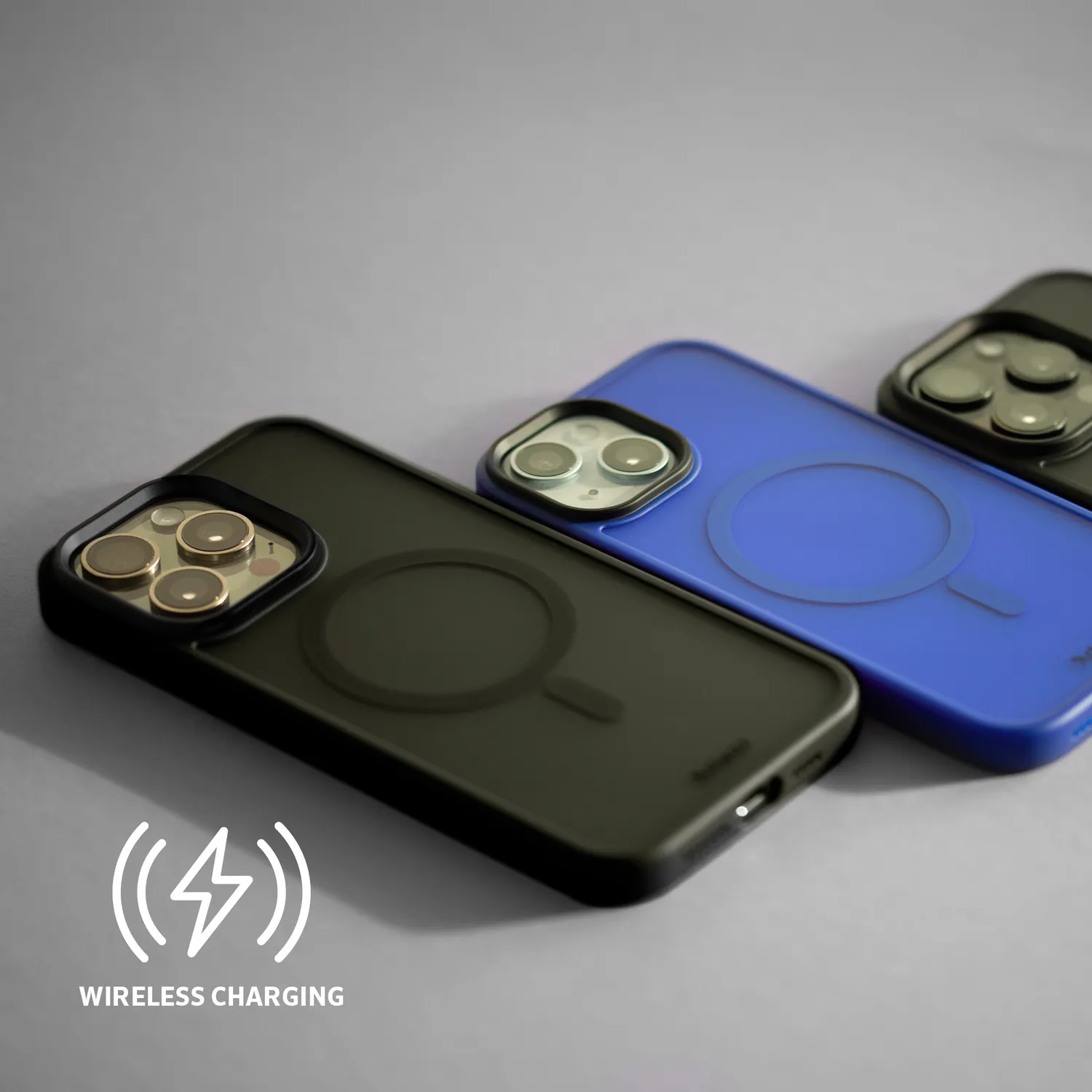 Artwizz IcedClip +Charge iPhone 15 Hülle frost MagSafe