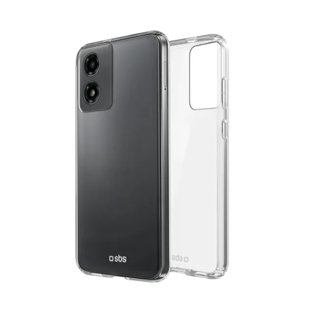 SBS Skinny Handyhülle Motorola Moto G04 transparent dünn