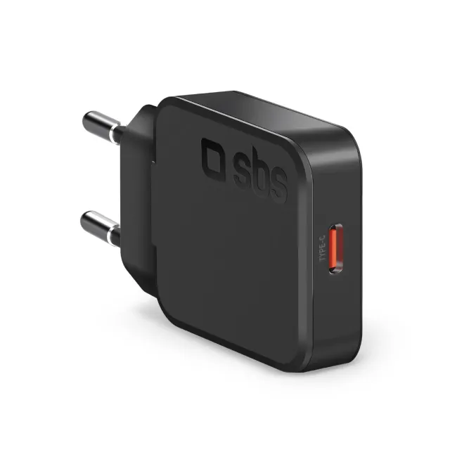 SBS 20W USB-C Wandladegerät Ultra Slim PD