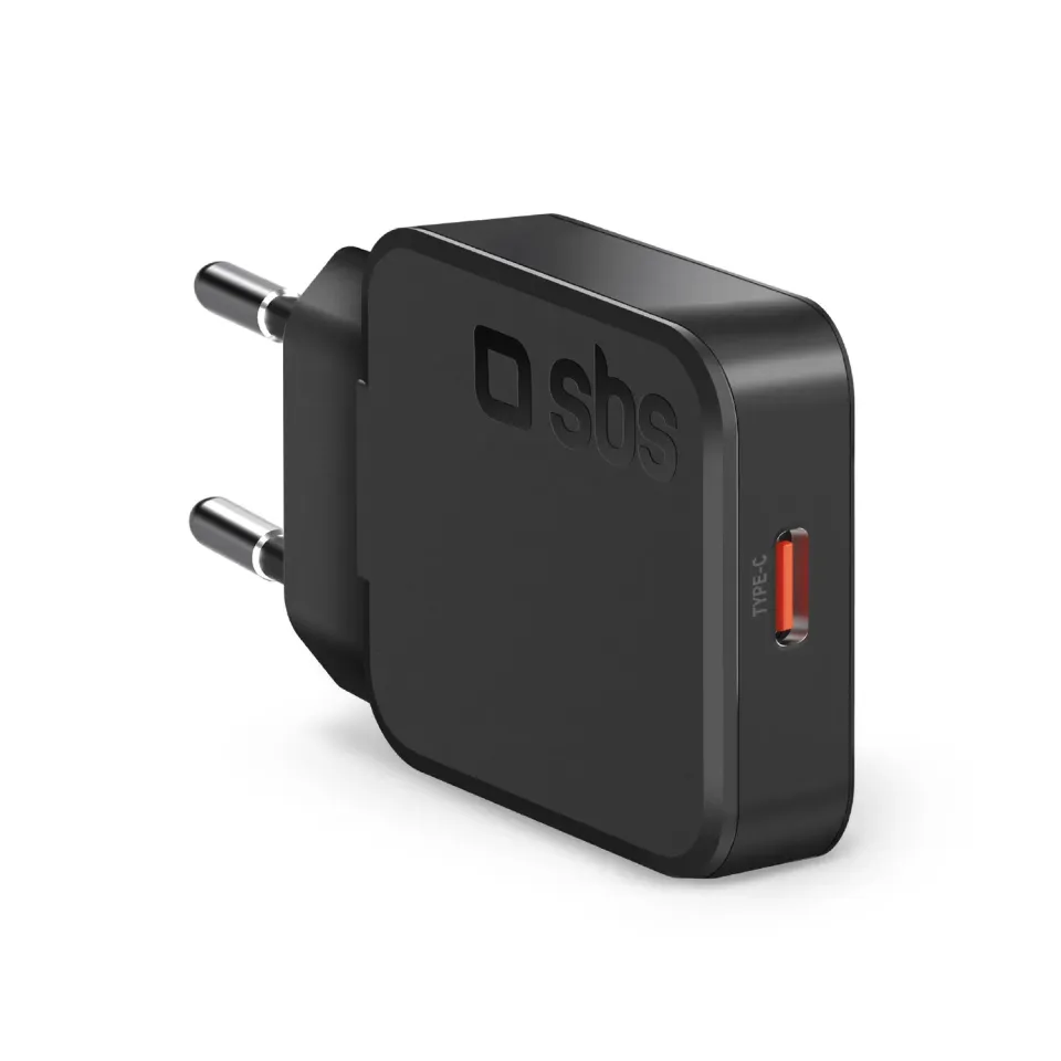 SBS 20W USB-C Wandladegerät Ultra Slim PD