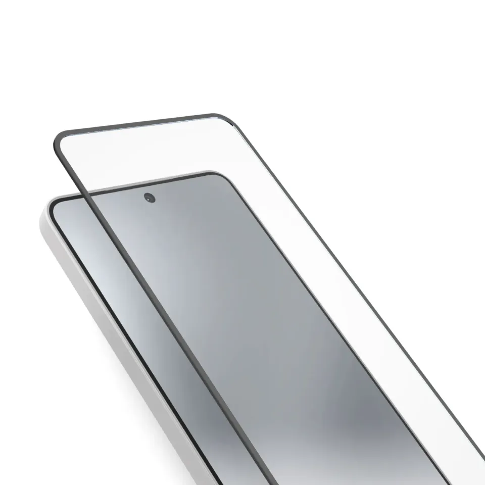 SBS Full Cover Panzerglas Samsung S25 Edge schwarz stoßfest