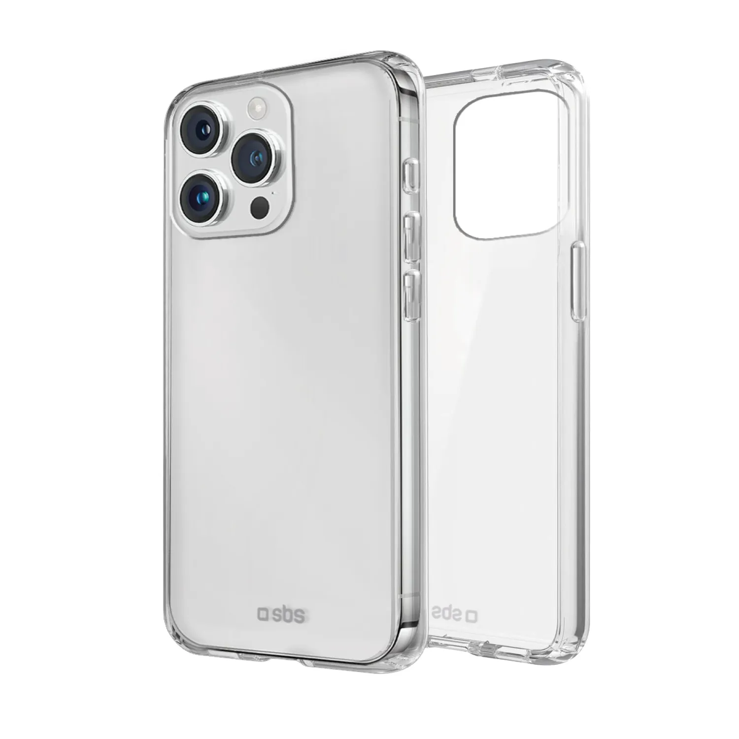 SBS Skinny iPhone 15 Pro Handyhülle Transparent dünn