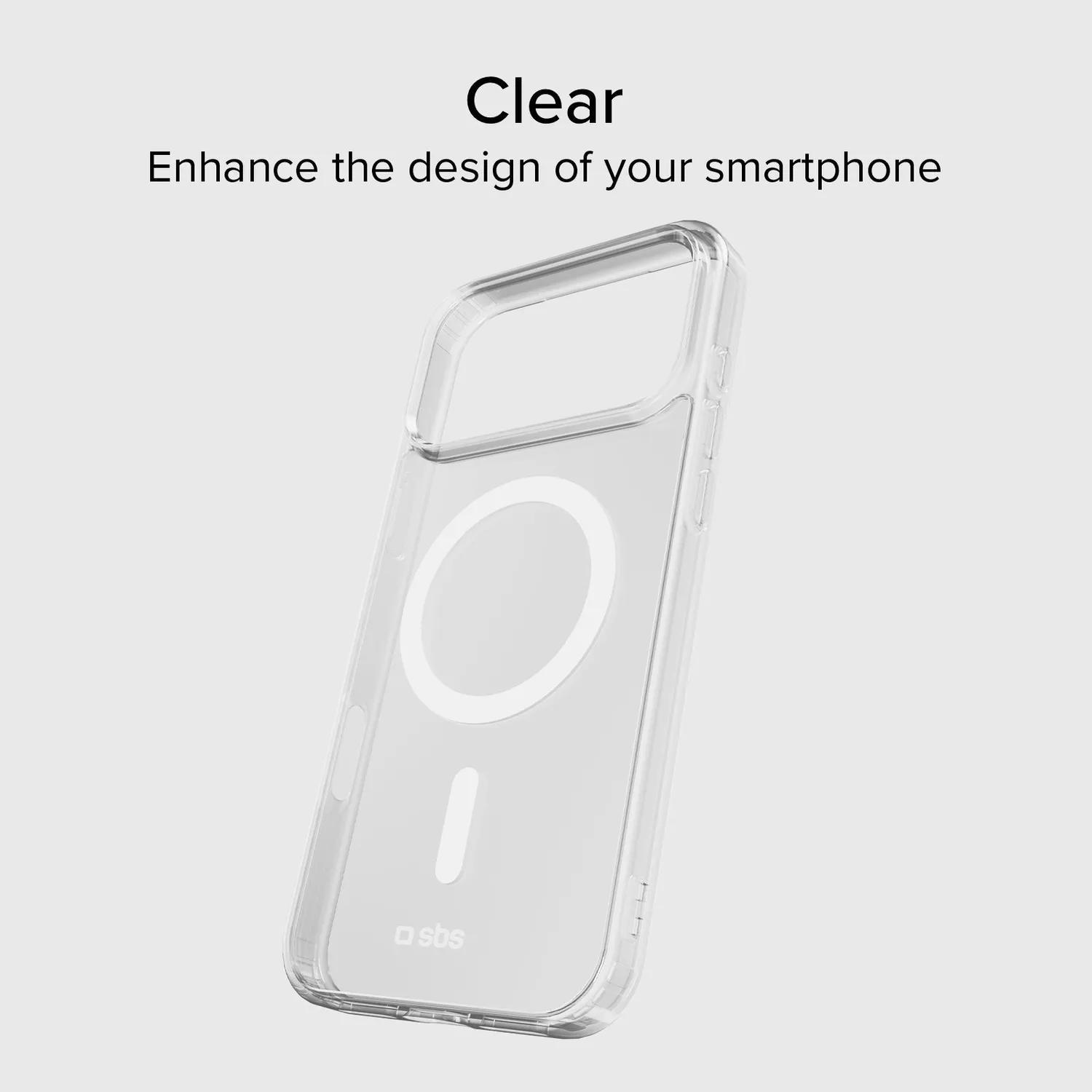 SBS Hülle iPhone 17 Pro/18 Pro Handy transparent magnetisch