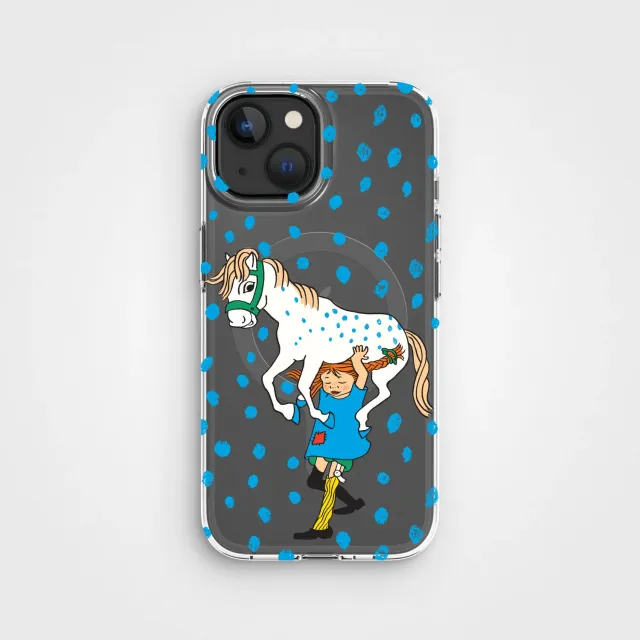 agood company CLRPRTCT iPhone 15 Handyhülle transparent Pippi