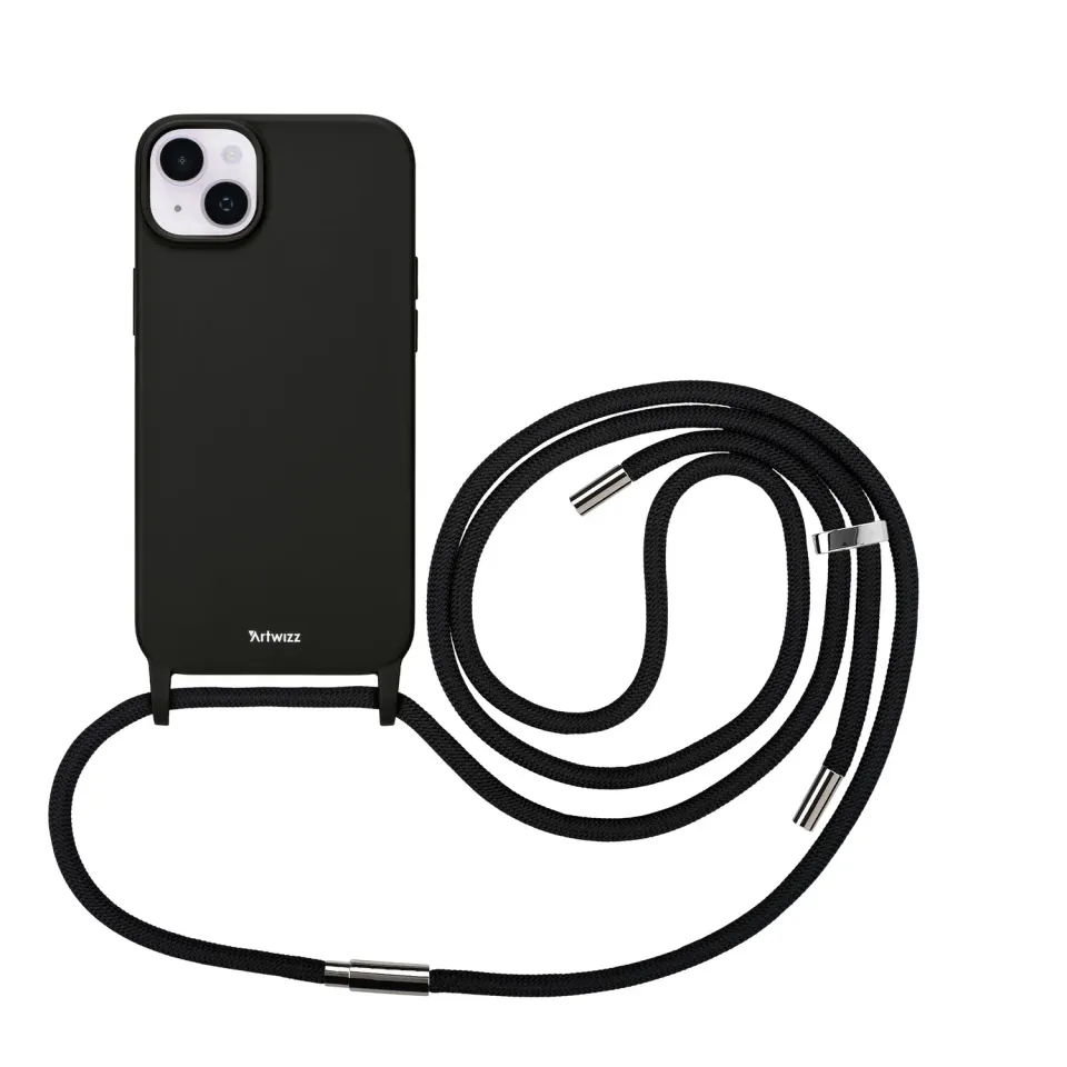 Artwizz HangOn Case Silicone iPhone 14 Plus Hülle mit Kette