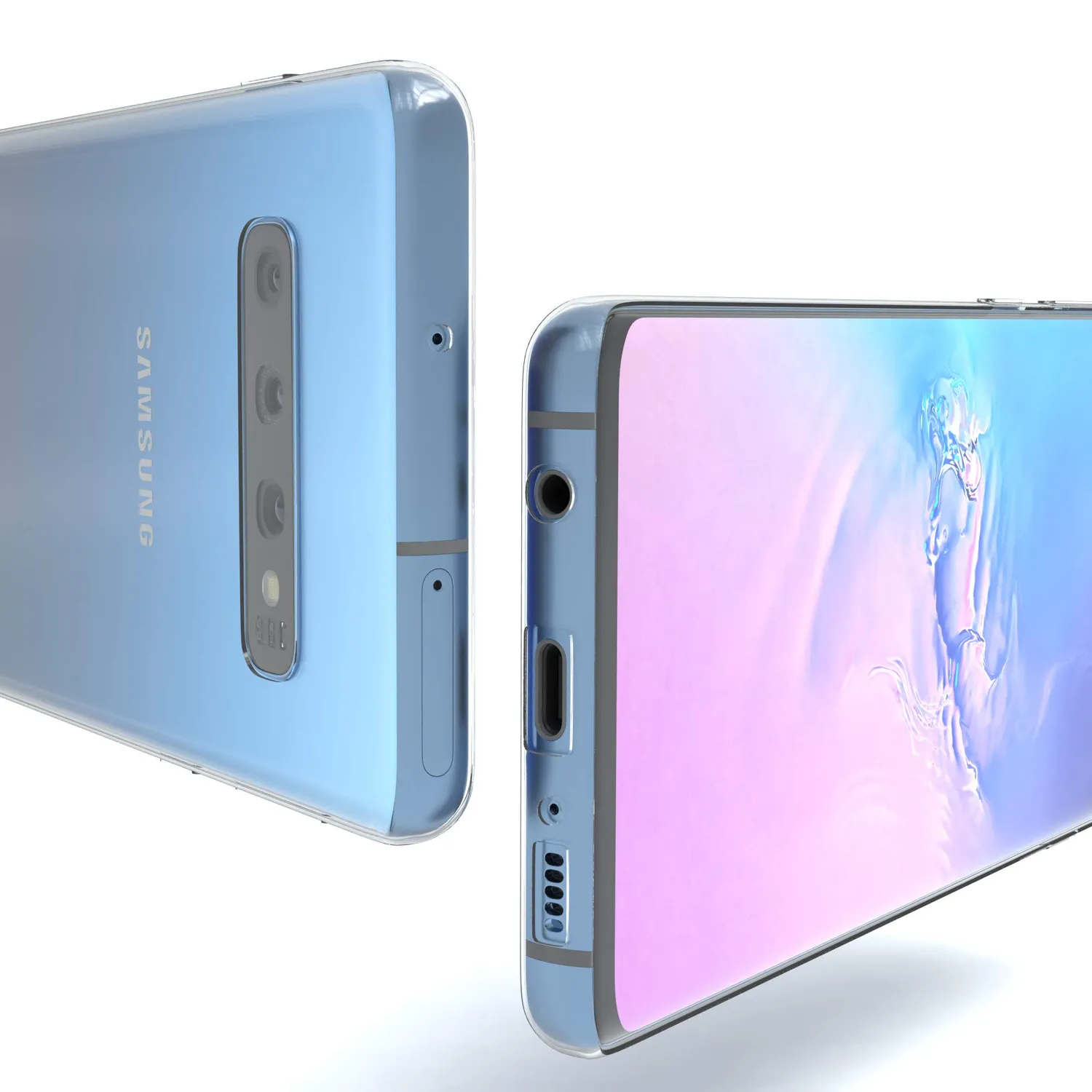 EAZY CASE Galaxy S10 Silikonhülle Transparent 0,8mm dünn