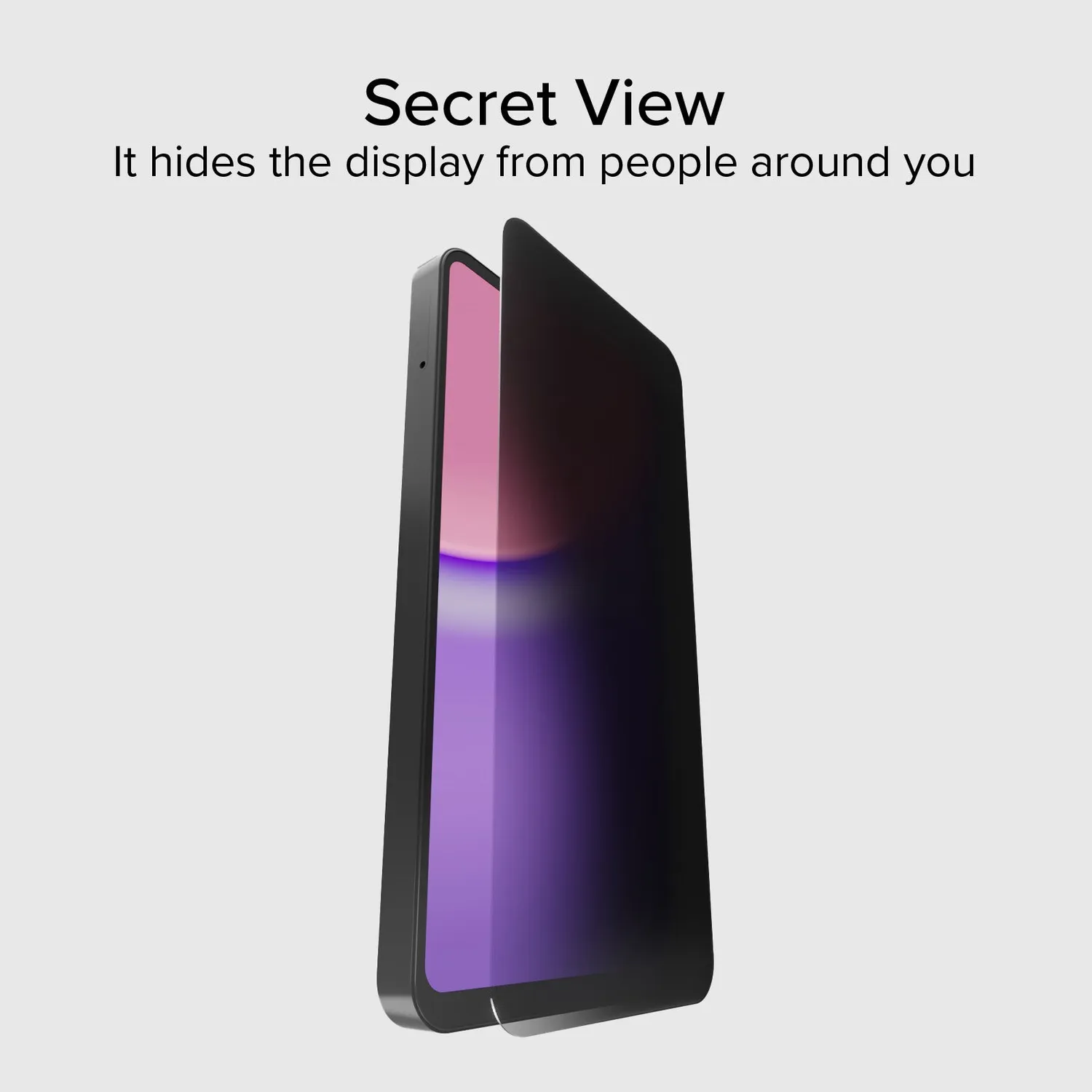 SBS Full Cover Privacy Displayschutz Galaxy A15 transparent Blickschutz