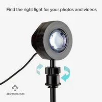 SBS LED Hintergrundlicht RGB mit Stativ 40cm