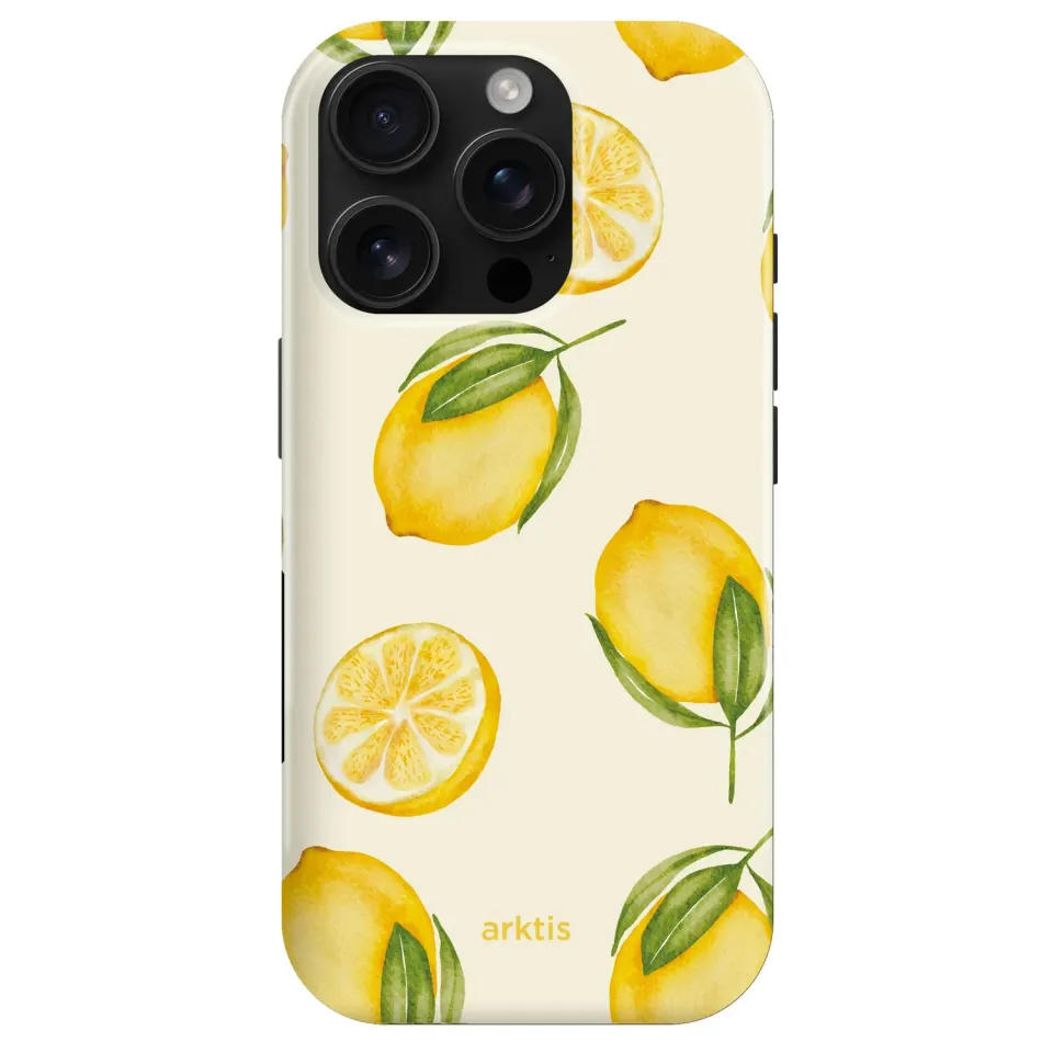 arktis iPhone 16 Pro Max Hülle Lemon MagSafe-Print