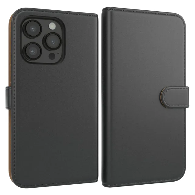 EAZY CASE iPhone 14 Pro Klapphülle Book Schwarz Kartenfach
