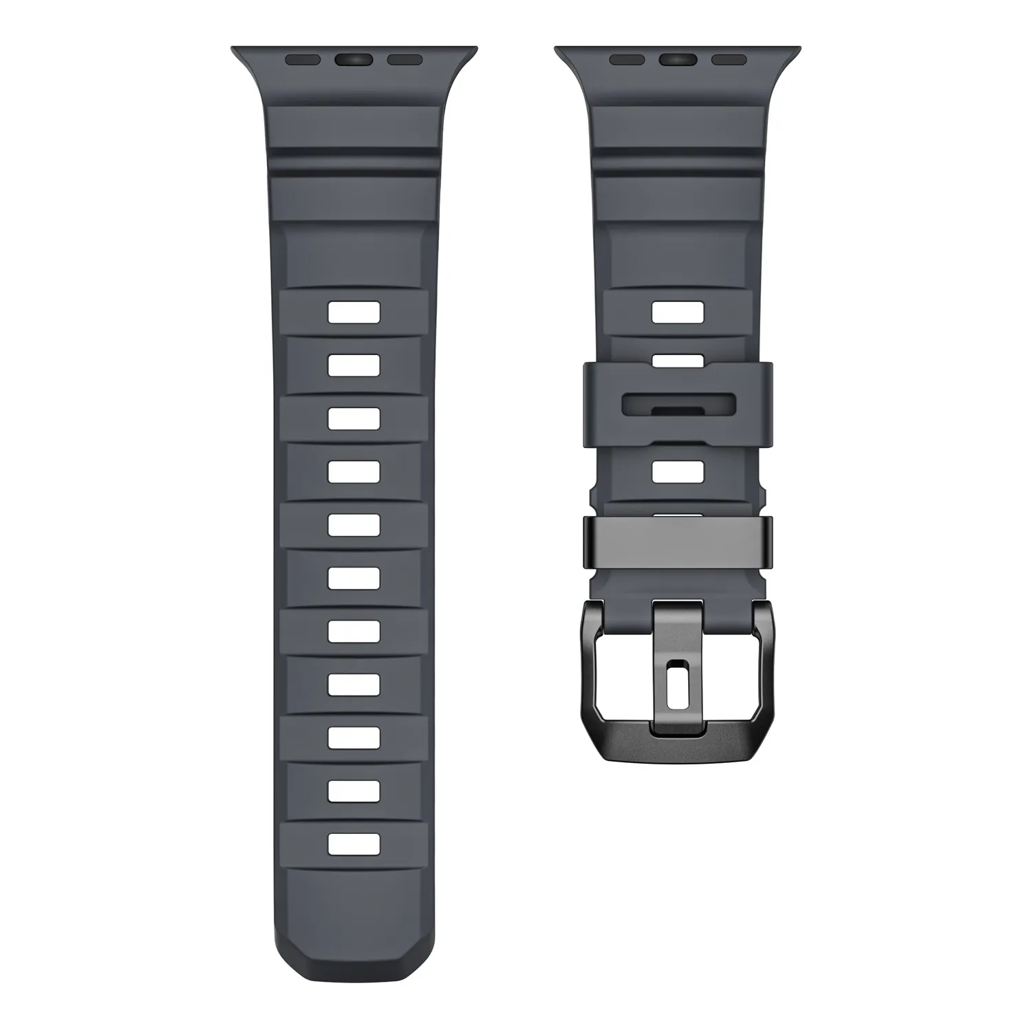 arktisband Flux Apple Watch Armband Anthrazit FKM
