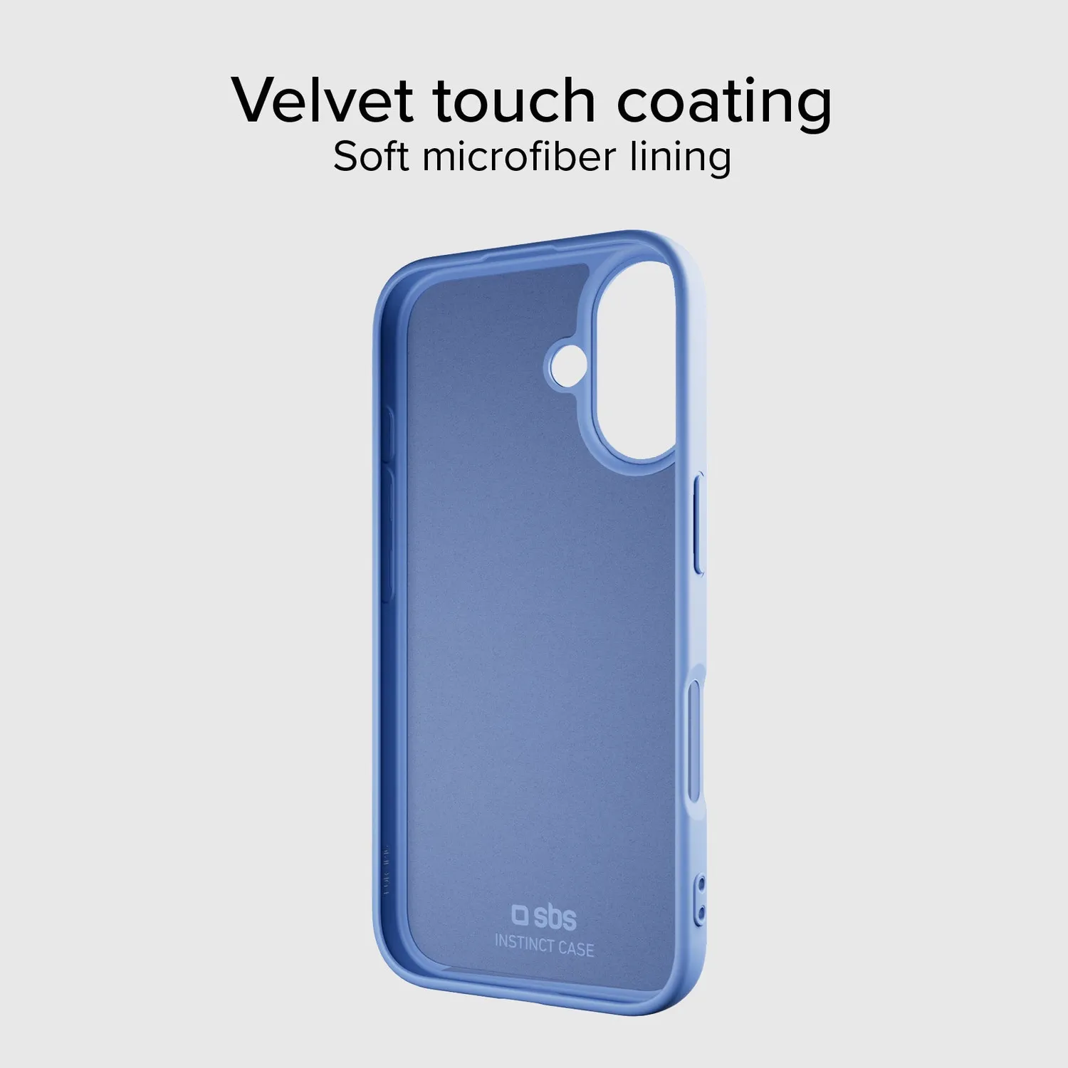 SBS Instinct Hülle iPhone 16 schwarz kabellos