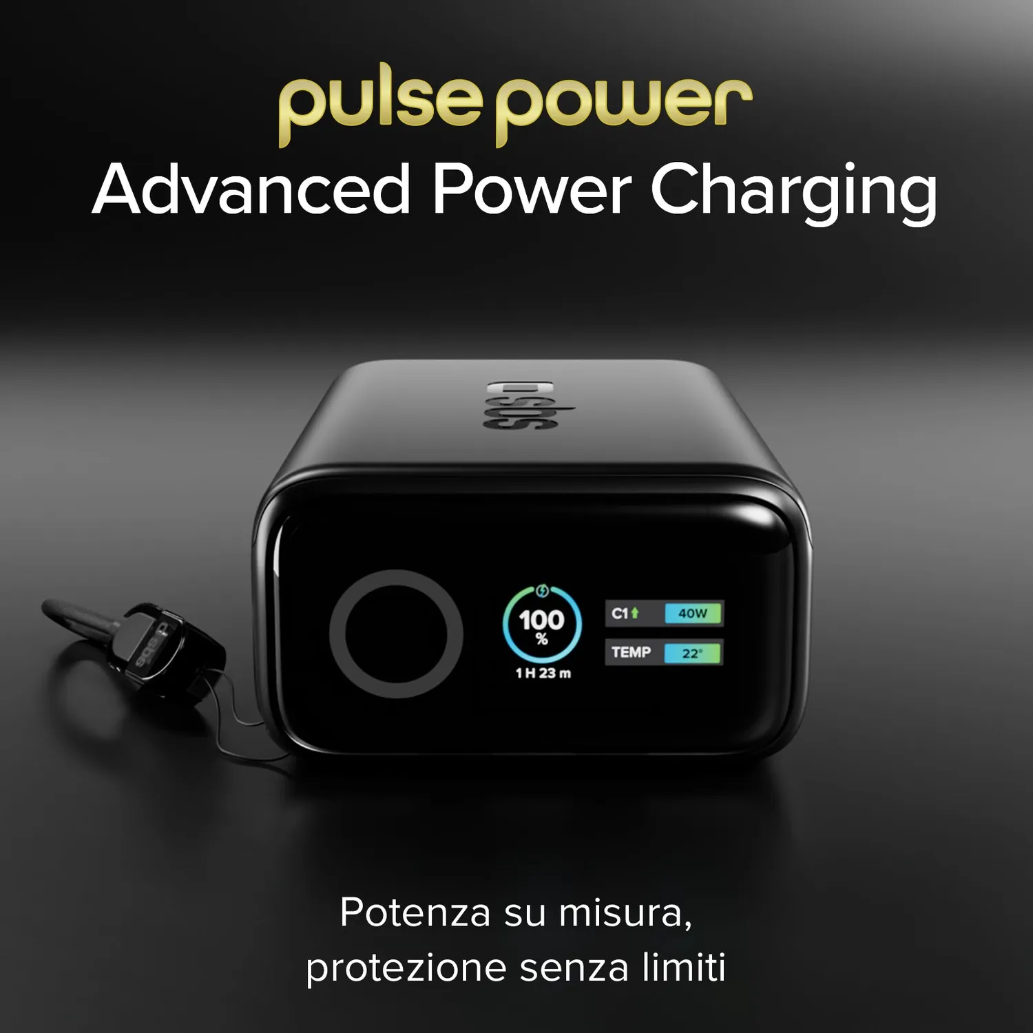 SBS Powerbank 10000mAh 40W PD 3.2 mit Display