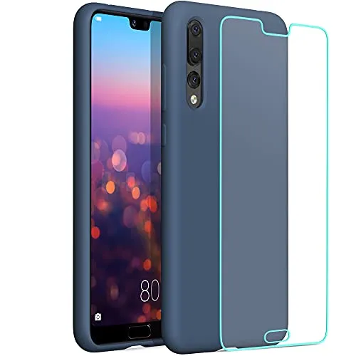 YATWIN Huawei P20 Pro Handyhülle Nachtblau Silikon