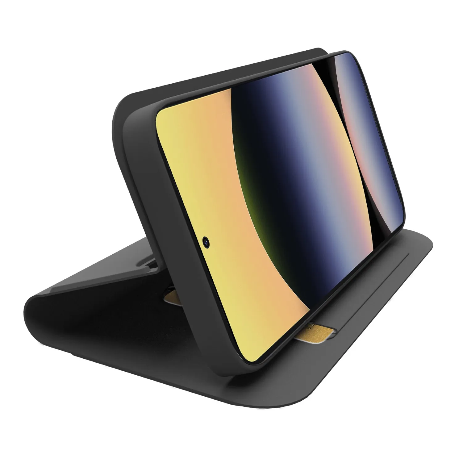 SBS Wallet Smooth Redmi Note 14 4G Hülle Stand schwarz