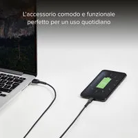 SBS USB Ladekabel Micro-USB 2 m schwarz Datenkabel