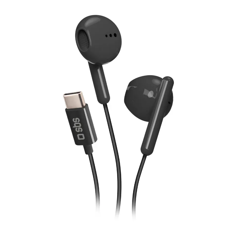 SBS Studio Mix 65c USB-C Kopfhörer schwarz semi in-ear