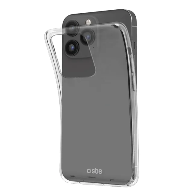 SBS Skinny iPhone 14 Pro Max Hülle transparent dünn