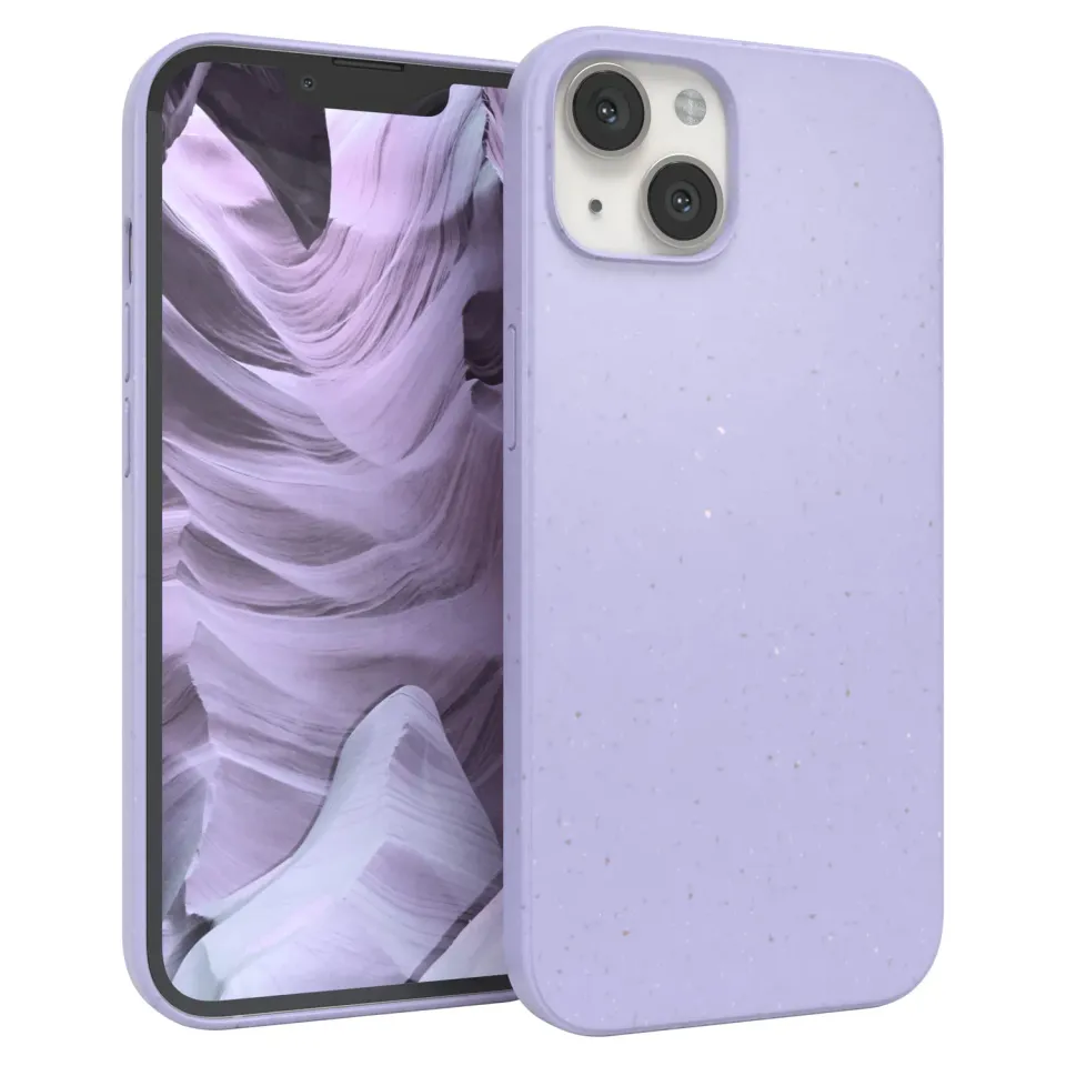 EAZY CASE Bio iPhone 13 Hülle Lila biologisch abbaubar