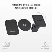 SBS Magnet Handyhalterung Auto Lüftung schwarz