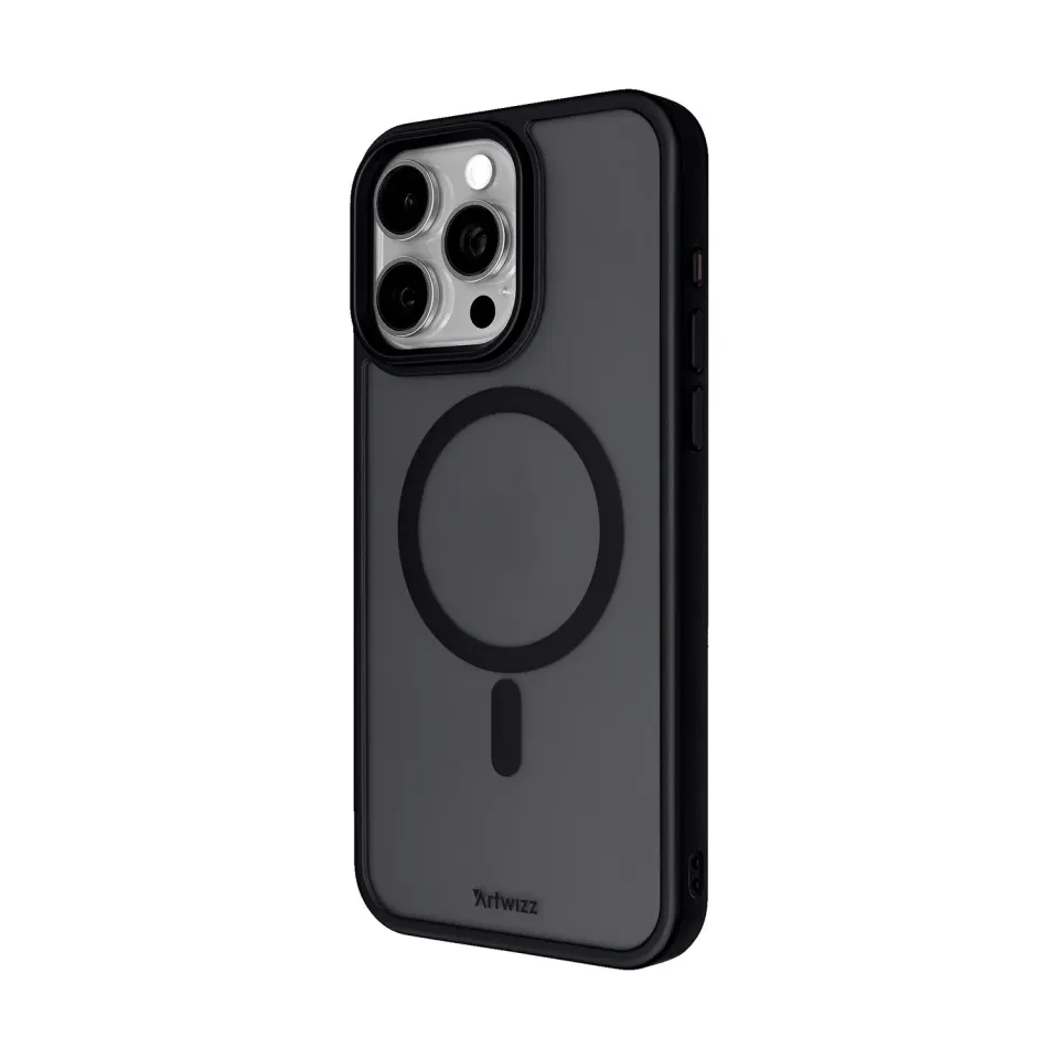 Artwizz IcedClip Charge iPhone 15 Pro Max MagSafe Hülle Frost
