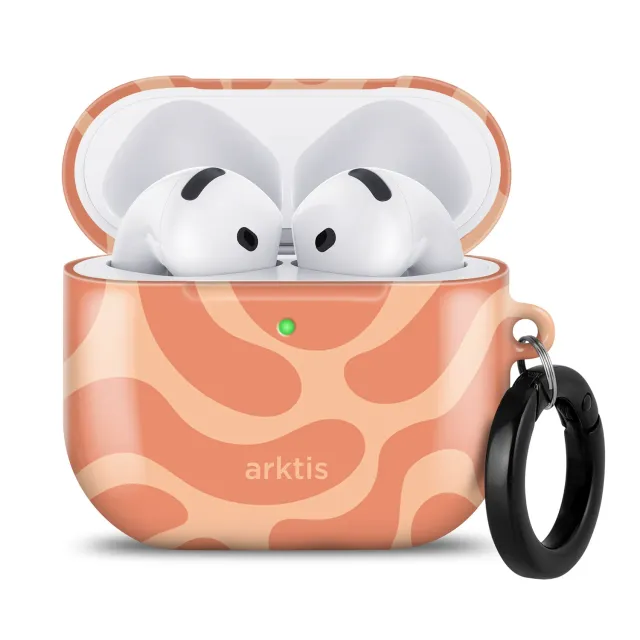 arktis AirPods 5 Hülle Curly Qi-Laden Print
