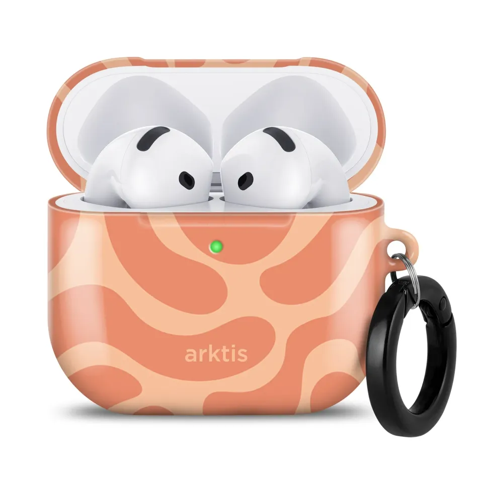 arktis AirPods 5 Hülle Curly Qi-Laden Print