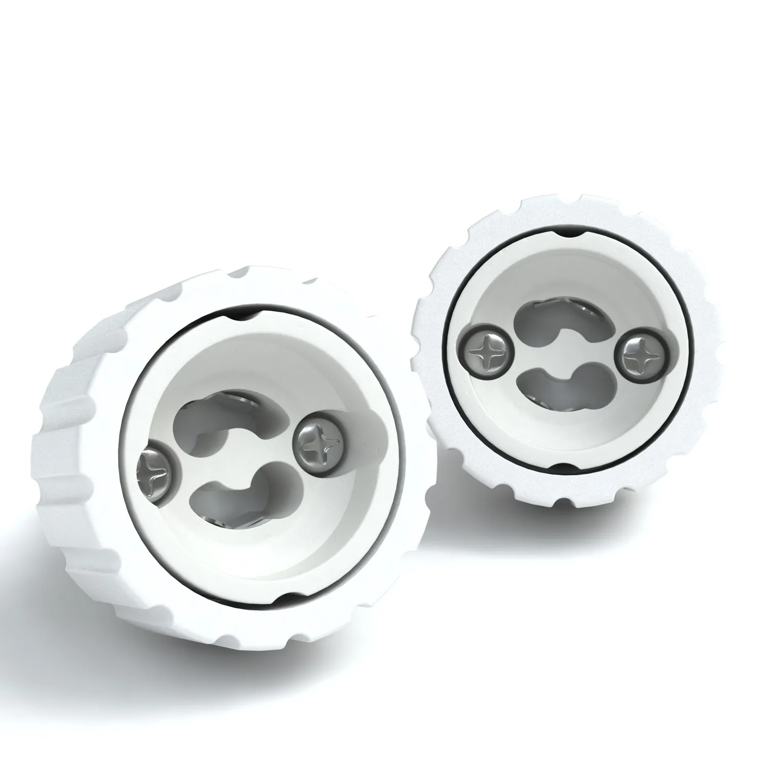 EAZY CASE E14 auf GU10 Lampensockel Adapter 8X weiß