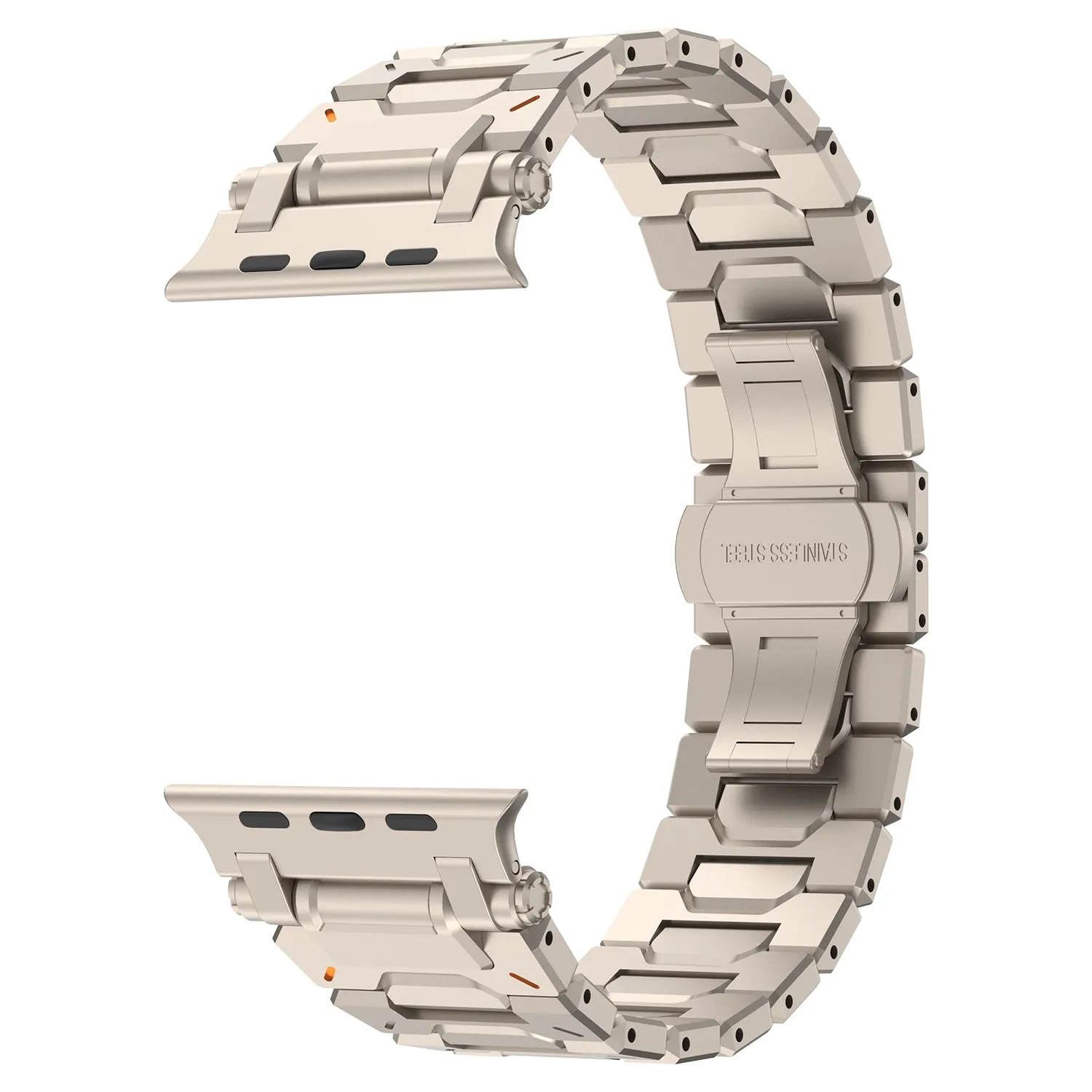 arktisband TXR-500 Apple Watch Armband 49mm Natur Edelstahl