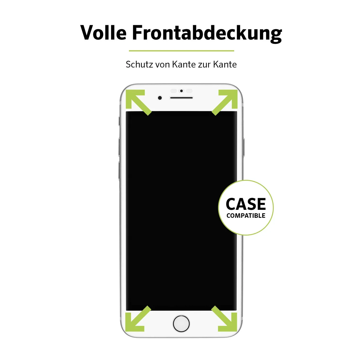Artwizz PrivacyGlass iPhone 6/7/8 Displayschutz weiß