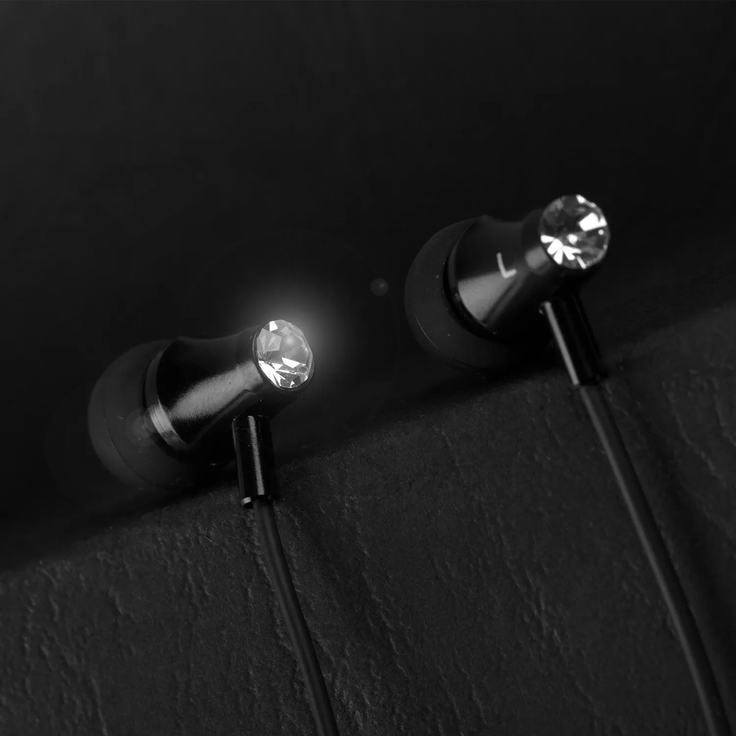 SBS Diamond Stereo Kopfhörer Kabel Weiß mit Mikrofon