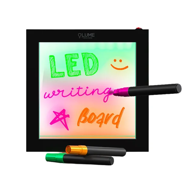 SBS LED Leuchtrahmen Leuchttafel 23x23cm mit Stiften
